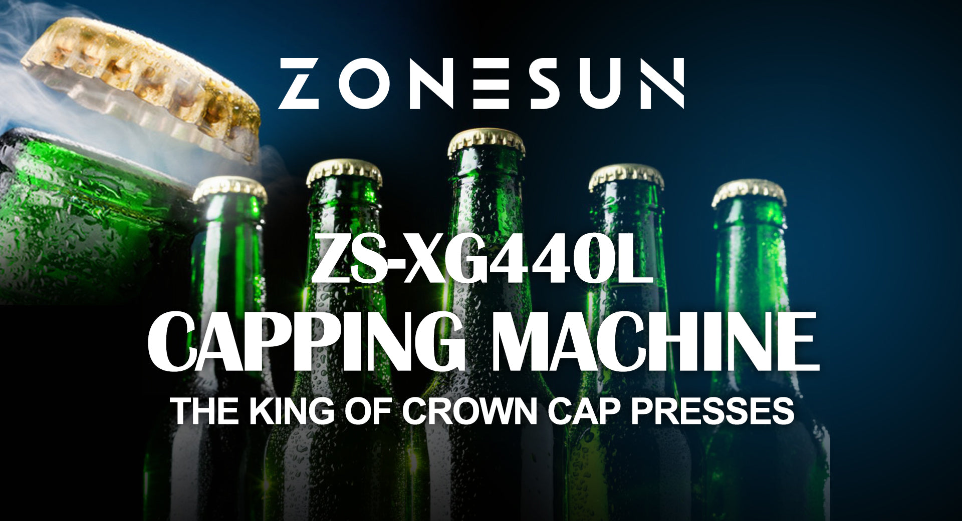 Zonesun Automatic Capping Machine For Efficient Beer Bottle Closure 