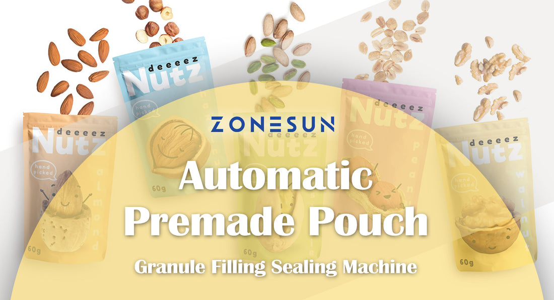 Streamlined and Fully Automated: ZONESUN ZS-AFS04 Automatic Premade Pouch Granule Packaging Solution