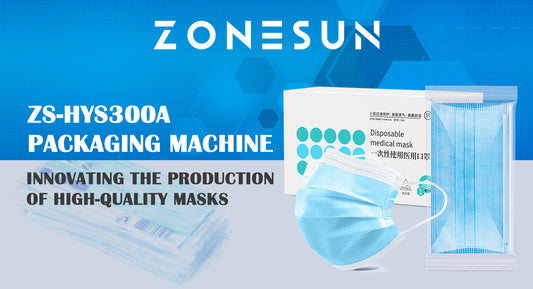 ZONESUN ZS-HYS300A Single Pack Medical Surgical Mask 4-Sided Sealing Machine