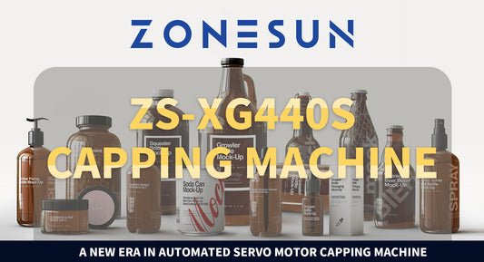 ZONESUN ZS-XG440S Automatic Servo Motor Capping Machine: Efficient Packaging Solution