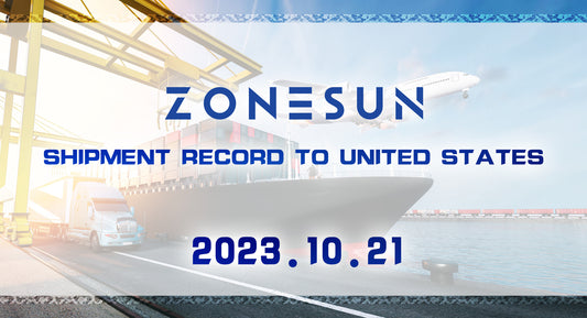 ZONESUN 2023.10.21 SHIPMENT RECORD: DELIVERING TO THE UNITE STATES