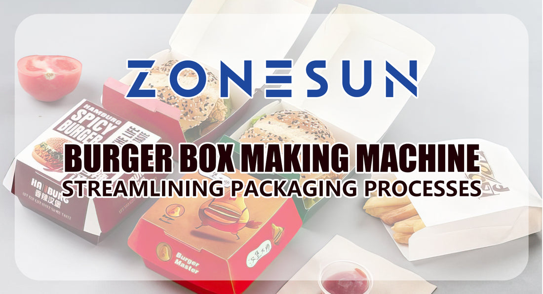 Revolutionizing Packaging: ZONESUN ZS-HBM800 Burger Box Making Machine Carton Folder