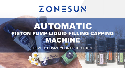 Enhancing Packaging Efficiency with Perfection - ZONESUN ZS-AFC24 Automatic Piston Pump Liquid Filling Capping Machine