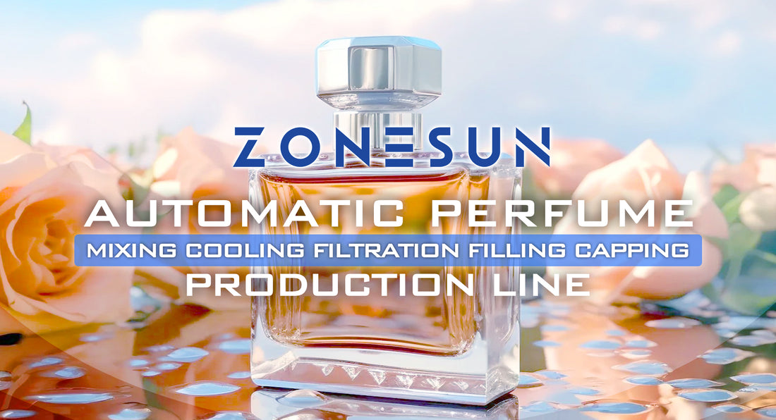 ZONESUN ZS-FAL180XW AUTOMATIC PERFUME MIXING COOLING FILTRATION FILLING CAPPING PRODUCTION LINE: ACHIEVING CRYSTAL-CLEAR AND PURE PERFUMES WITH CUTTING-EDGE TECHNOLOGY