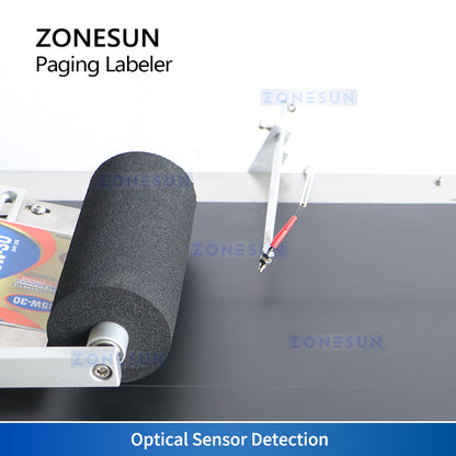 ZONESUN ZS-TB502P Automatic Flat Paper Paging And Labeling Machine