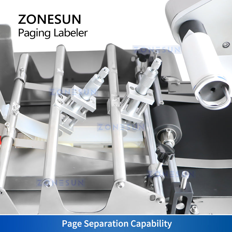 ZONESUN ZS-TB502P Automatic Flat Paper Paging And Labeling Machine