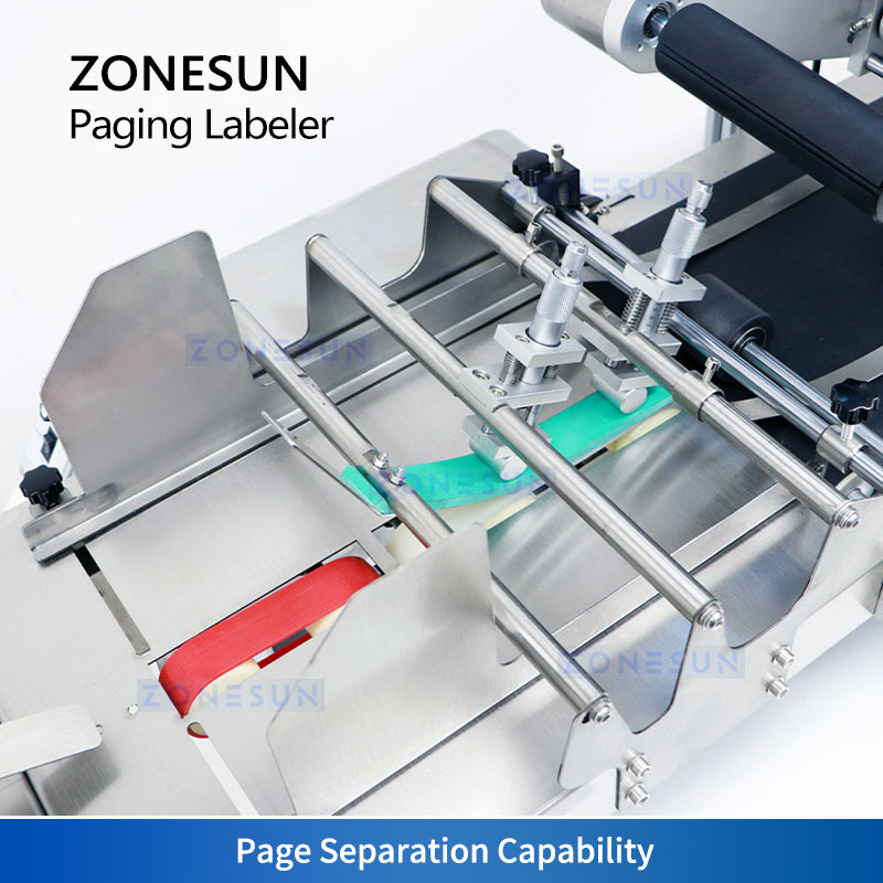 ZONESUN ZS-TB502P Automatic Flat Paper Paging And Labeling Machine