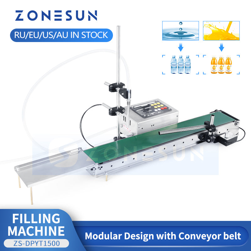 ZONESUN ZS-DPYT1500 Single Head Heat Resistant Liquid Filling Machine