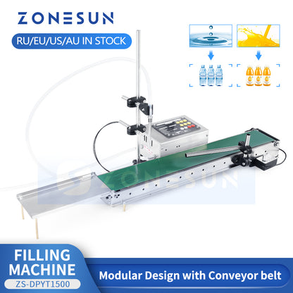 ZONESUN ZS-DPYT1500 Máquina de llenado de líquidos resistente al calor de un solo cabezal