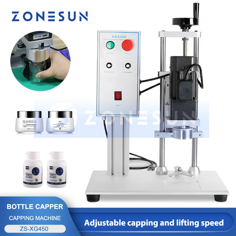 ZONESUN ZS-XG450 Custom Semi-automatic Capping Machine