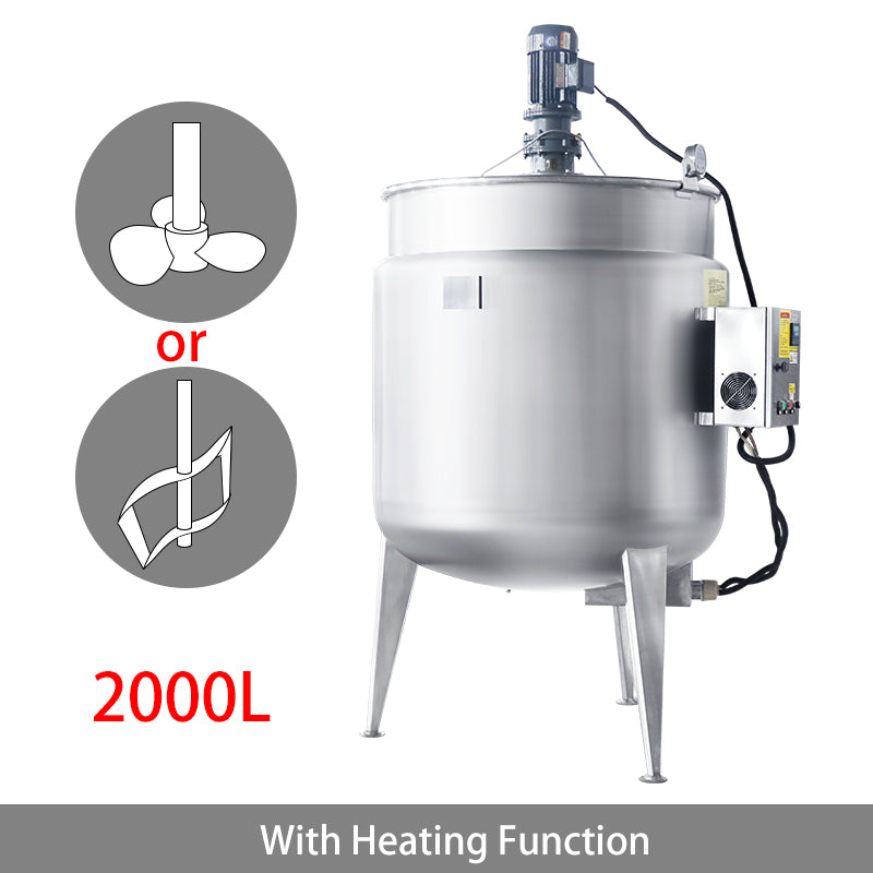 ZONESUN ZS-MB1000L Stainless Steel Paste Mixing Tank