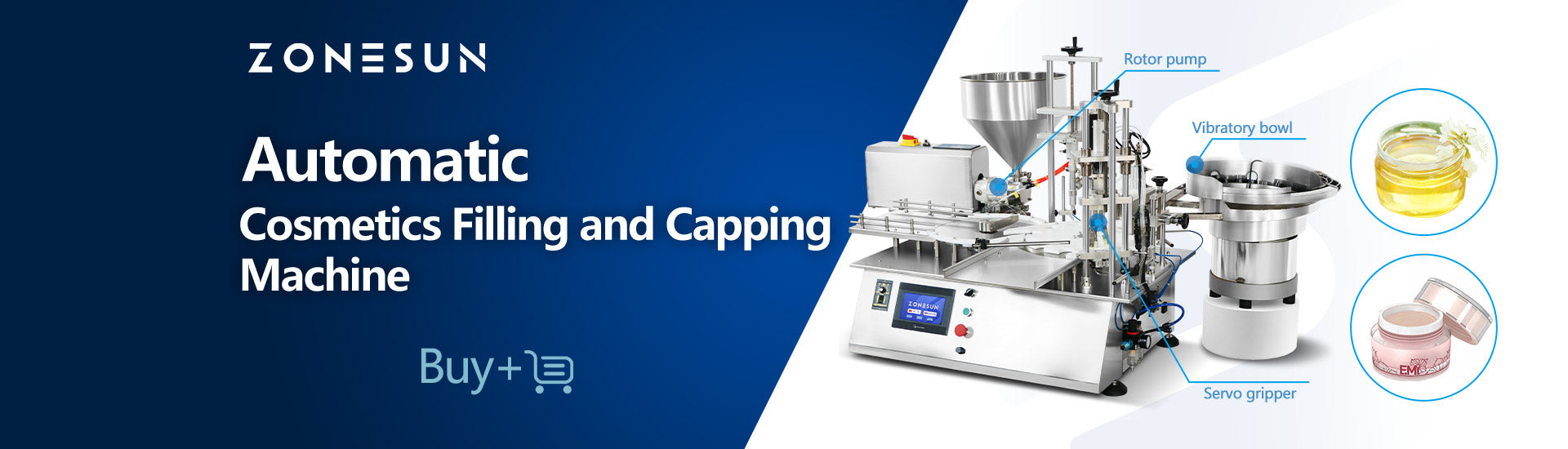 cosmetic filling and capping machine