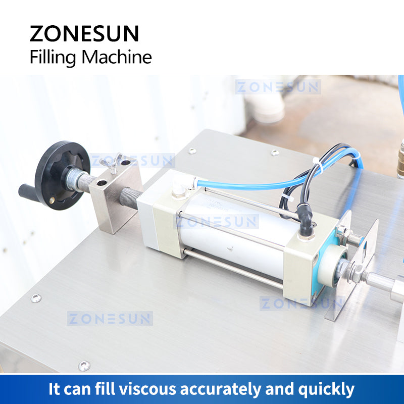 ZONESUN ZS-GTPP1 Semi Automatic Piston Pump Paste Filling Machine