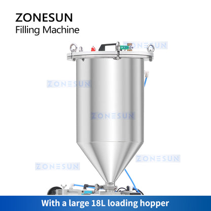 ZONESUN ZS-GTPP1 Semi Automatic Piston Pump Paste Filling Machine