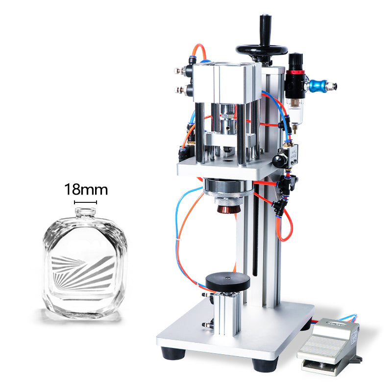 ZONESUN ZS-YG08 13/15/18/20mm Pneumatic Perfume Capping Machine