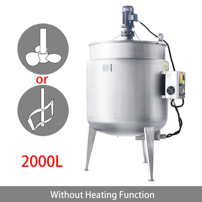 ZONESUN ZS-MB1000L Stainless Steel Paste Mixing Tank