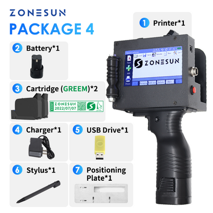 ZONESUN ZS-HIP508 Handheld Multilingual Inkjet Printing Machine