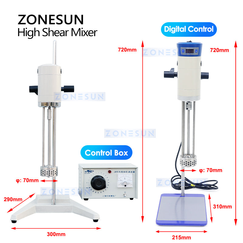 ZONESUN ZS-J300 Emulsifying Mixer