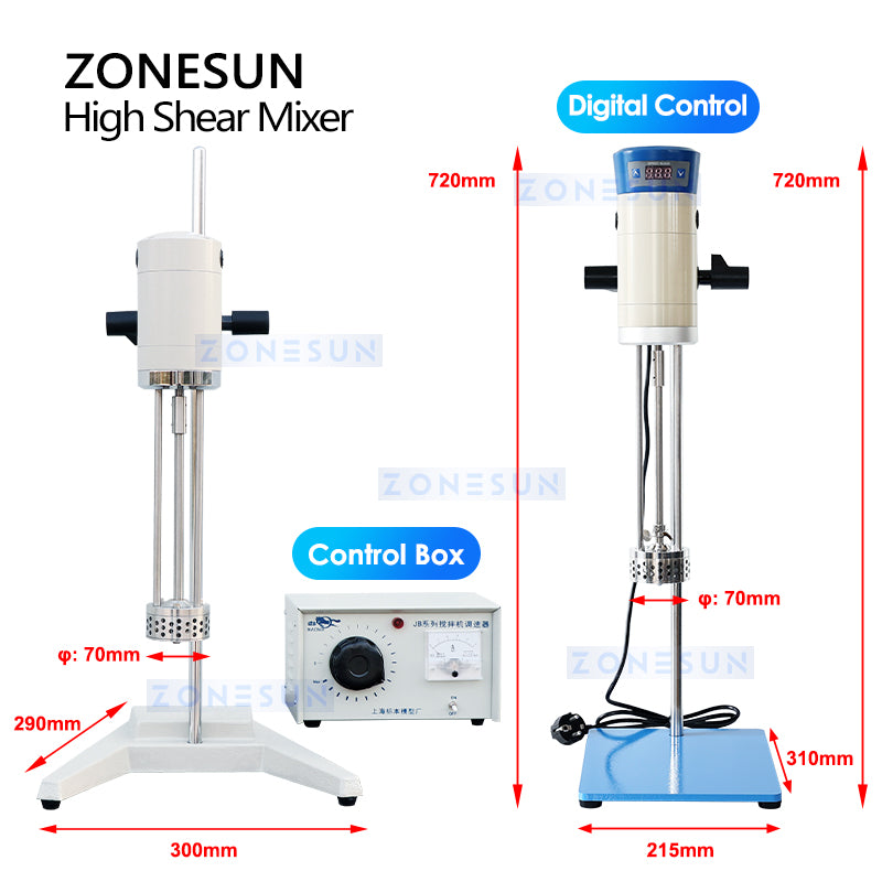 ZONESUN ZS-J300 Emulsifying Mixer