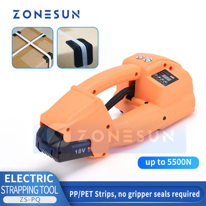 ZONESUN ZS-PQ Handheld Battery Power PP/PET Strapping Machine