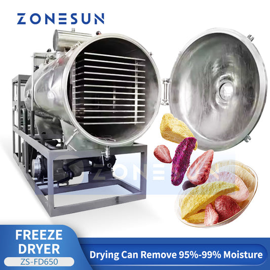 ZONESUN ZS-FD650 Inductrial Freeze Dryer Vacuum Food Dryer