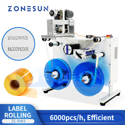 Label Rewinding Machine