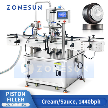 ZONESUN ZS-YT1T-1PX Servo Piston Pump Filling Machine