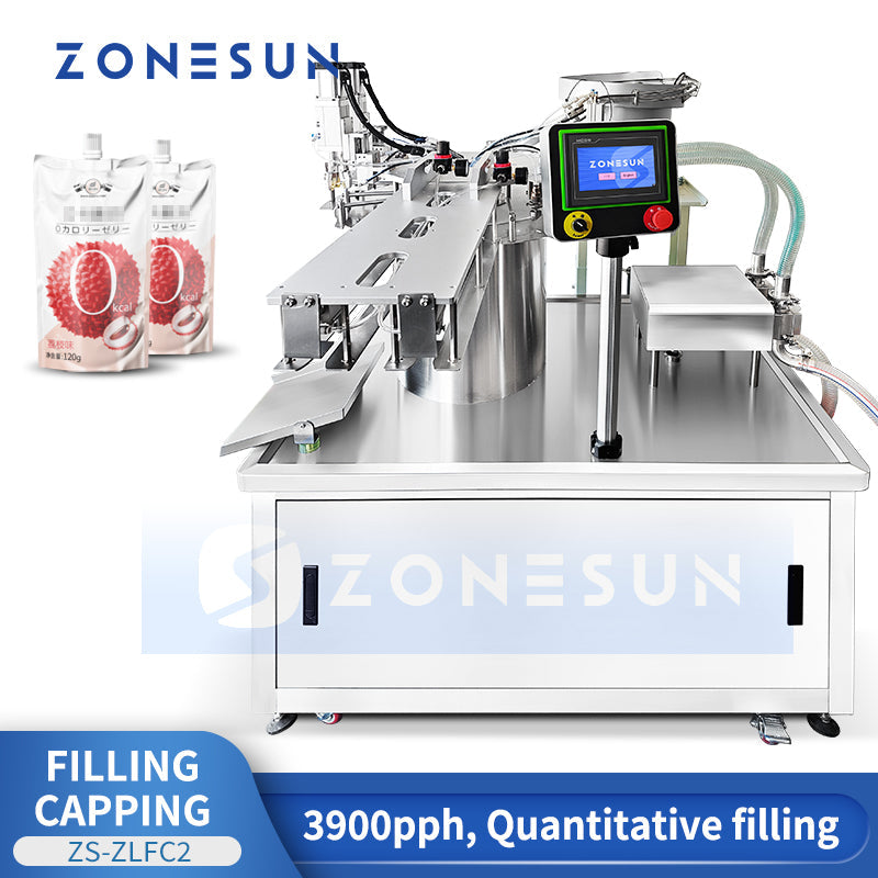 spout Pouch filling capping machine