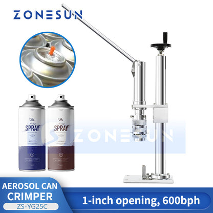 Aerosol Can Crimping Machine