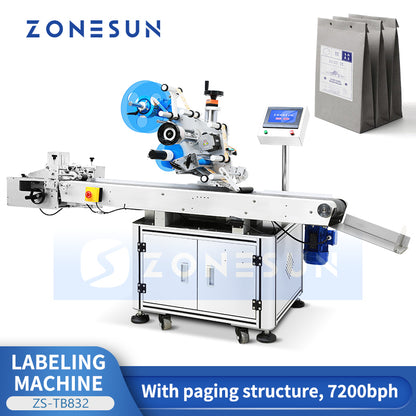 flat labeling machine