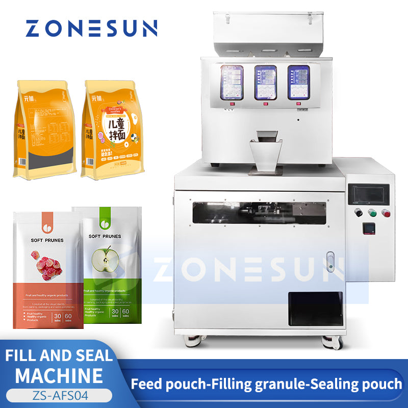 ZONESUN Automatic Premade Pouch Packing Machine Granule Filling Sealing Equipment ZS-AFS04