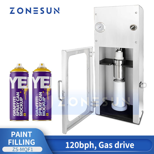 ZONESUN ZS-MQF1 Aerosol Can Spray Paint Filling Machine