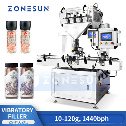 ZONESUN ZS-KLCZ02 Automatic Vibratory Weigh Filler Granule Filling Machine