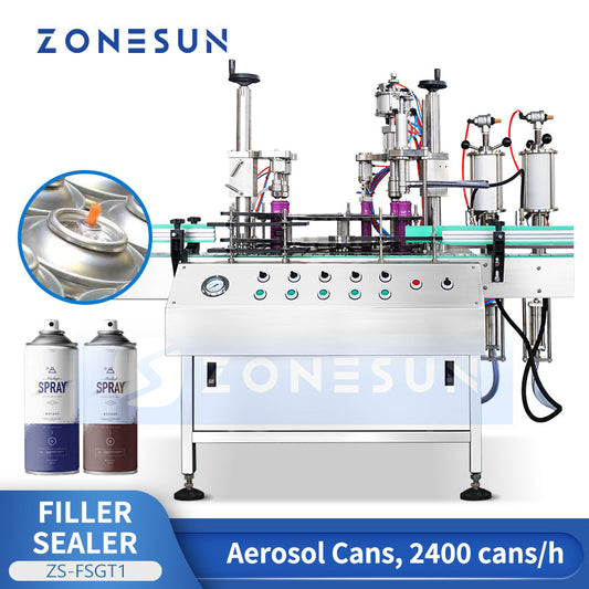 Aerosol Canning Monoblock Machine