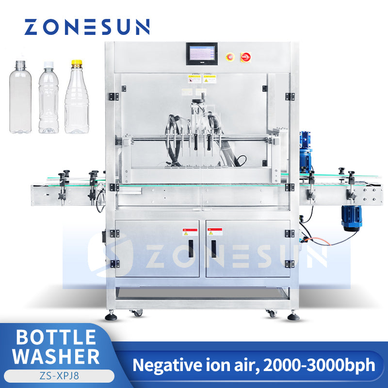 ZONESUN ZS-XPJ8 Automatic 8 Heads Anion Rinsing Machine