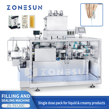 ZONESUN ZS-FS120C Filling Sealing Machine For Card Snap Bag