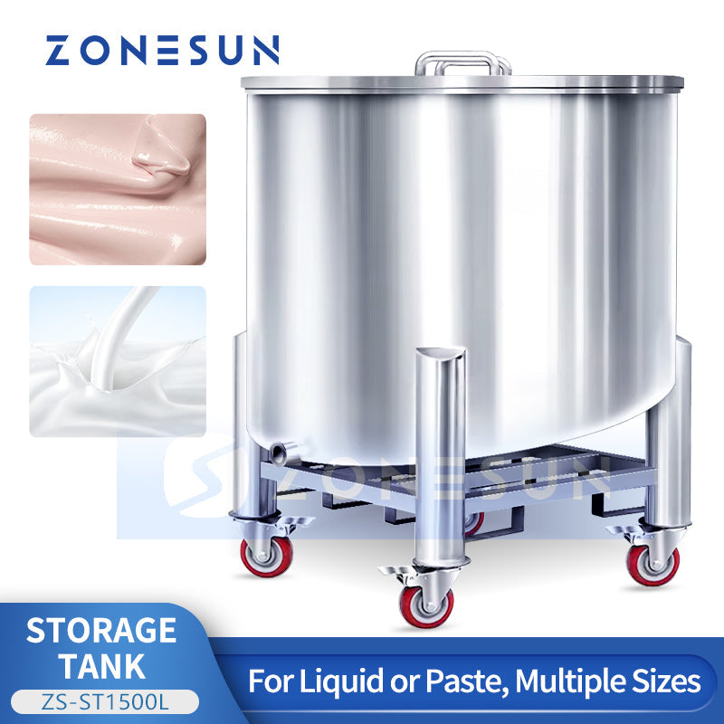 ZONESUN Stainless Steel Storage Tank Customized ZS-ST1500L