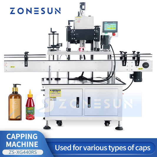 ZONESUN Automatic Capping Machine Servo Capper ZS-XG440RS