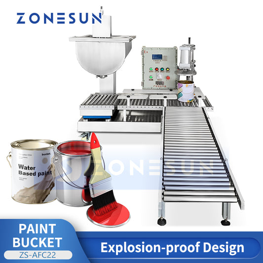 Paint Bucket Filling and Capping Machine 