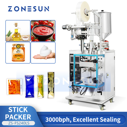 ZONESUN ZS-FS240LS Automatic Paste Mixing Heating Filling Sealing Machine