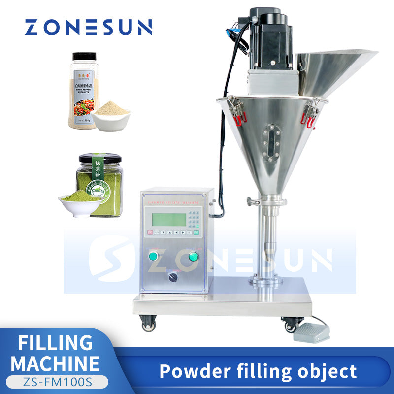 ZONESUN ZS-FM100S Semi-automatic Dry Powder Filling Machine