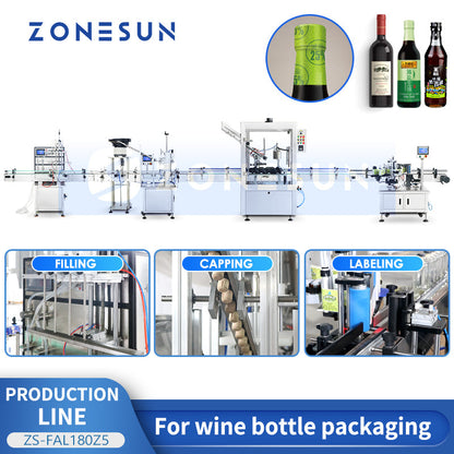 wine bottle production line