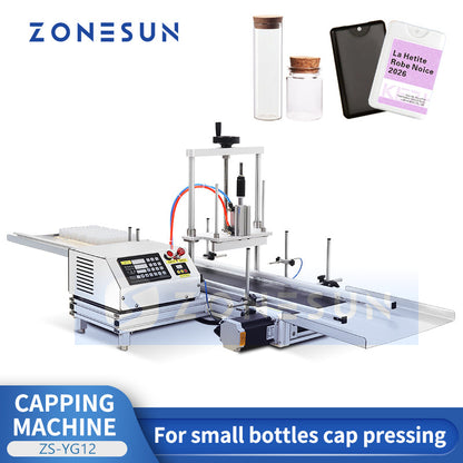 ZONESUN ZS-YG12 Automatic Cap Pressing Machine Pocket Perfume Sealer