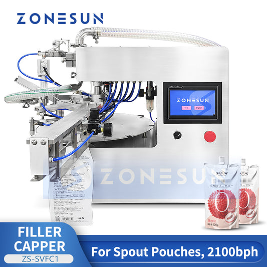 Spout Pouch Filling Capping Machine 