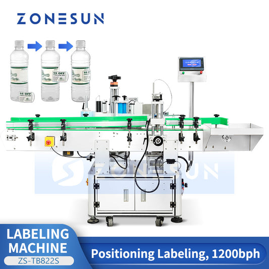 ZONESUN Automatic ZS-TB822S Positioning Round Labeling Machine With Date Coder