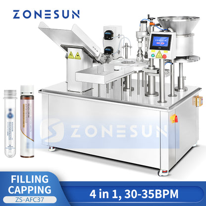 ZONESUN ZS-AFC37  Automatic Rotary Filling & Capping Machine