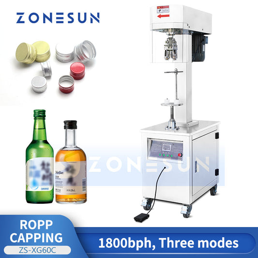 ZONESUN ZS-XG60C Semi Automatic Ropp Capping Machine