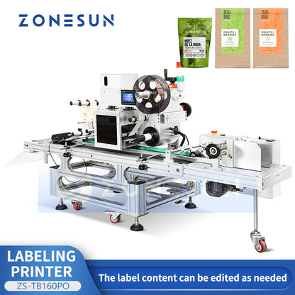 ZONESUN ZS-TB160PO Automatic Flat Surface Labeling Machine