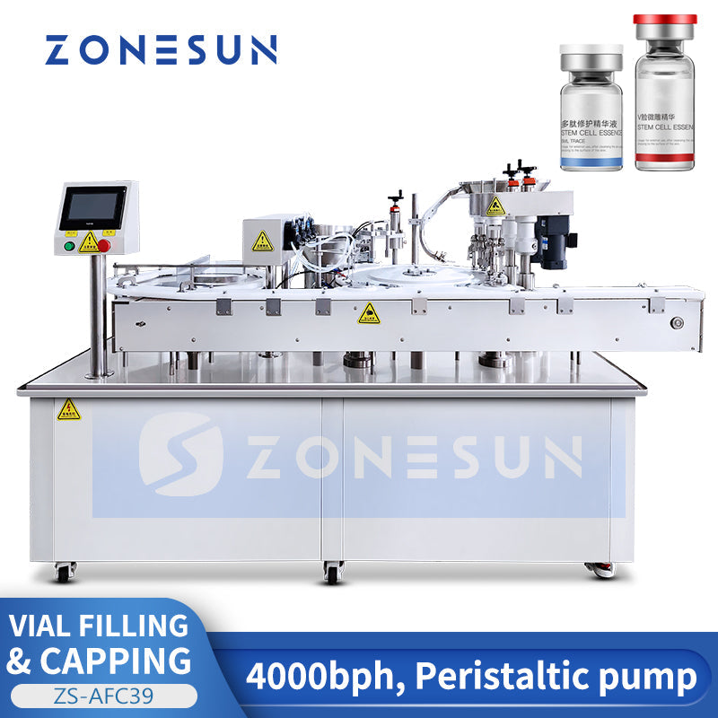 ZONESUN ZS-AFC39 Vial Liquid Filling and Capping Monoblock