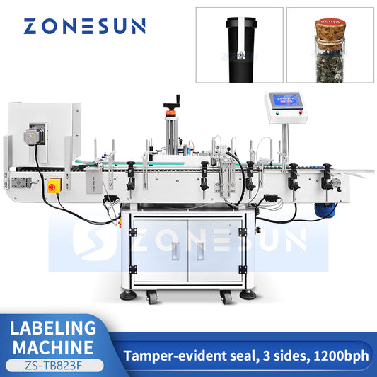 ZONESUN ZS-TB823F Tamper Evident Labeling Machine For Security Seal Label